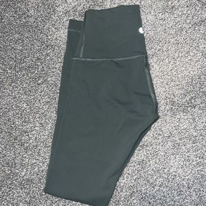 Lululemon Smoked Spruce Wunder Train HR 25” size 0